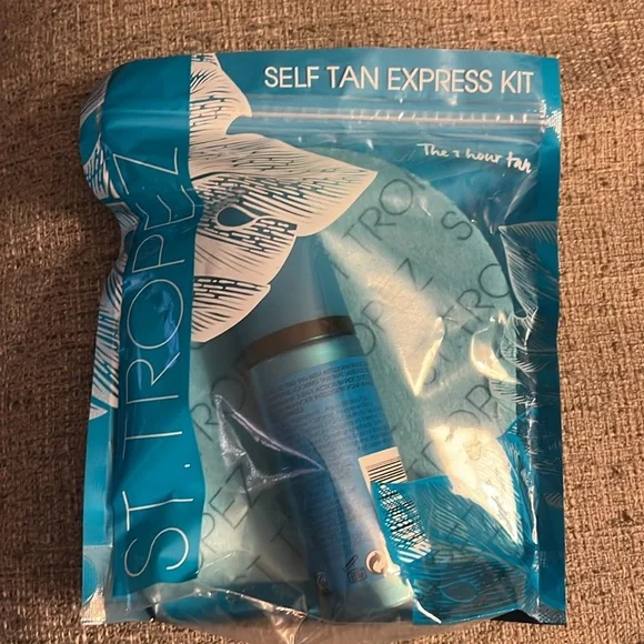 NEW St. Tropez Self Tan Express 2 Pc Kit - 1.69oz Advance Bronzing Mousse & More - Picture 2 of 3